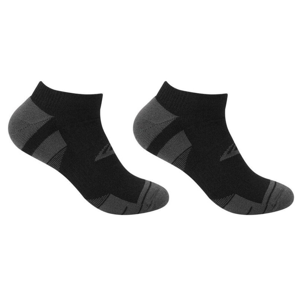 Everlast Mens Cushioned Ankle Socks (Pack of 2) / Black
